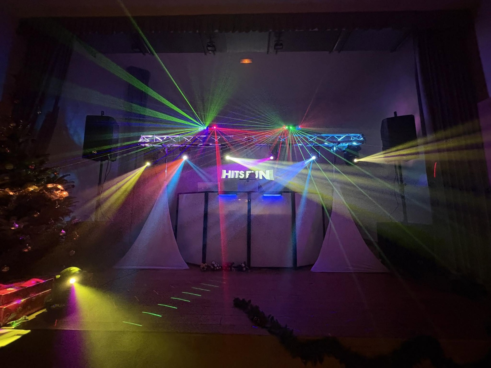 Installation lumière et sonorisation en salle